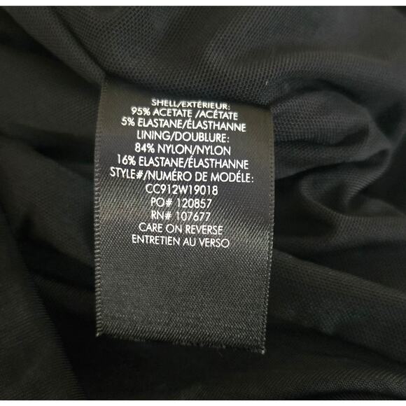 Alice + Olivia Nya Wrap Cropped Top Black Size Small P - Picture 7 of 10